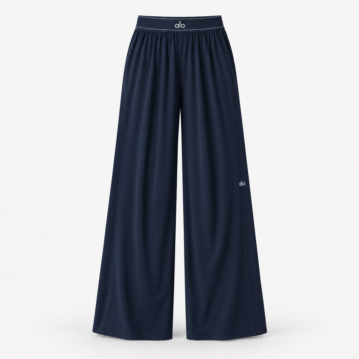 Pantalon Alo Taille Haute Femme - Bleu Marine