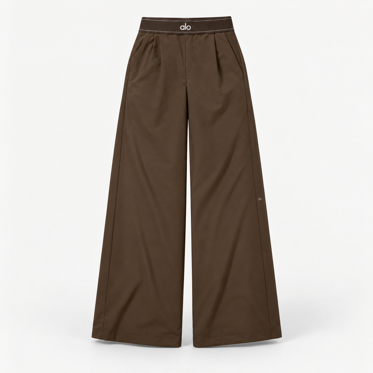 Pantalon Alo Taille Haute Femme - Marron