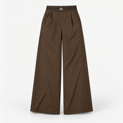 Pantalon Alo Taille Haute Femme - Marron