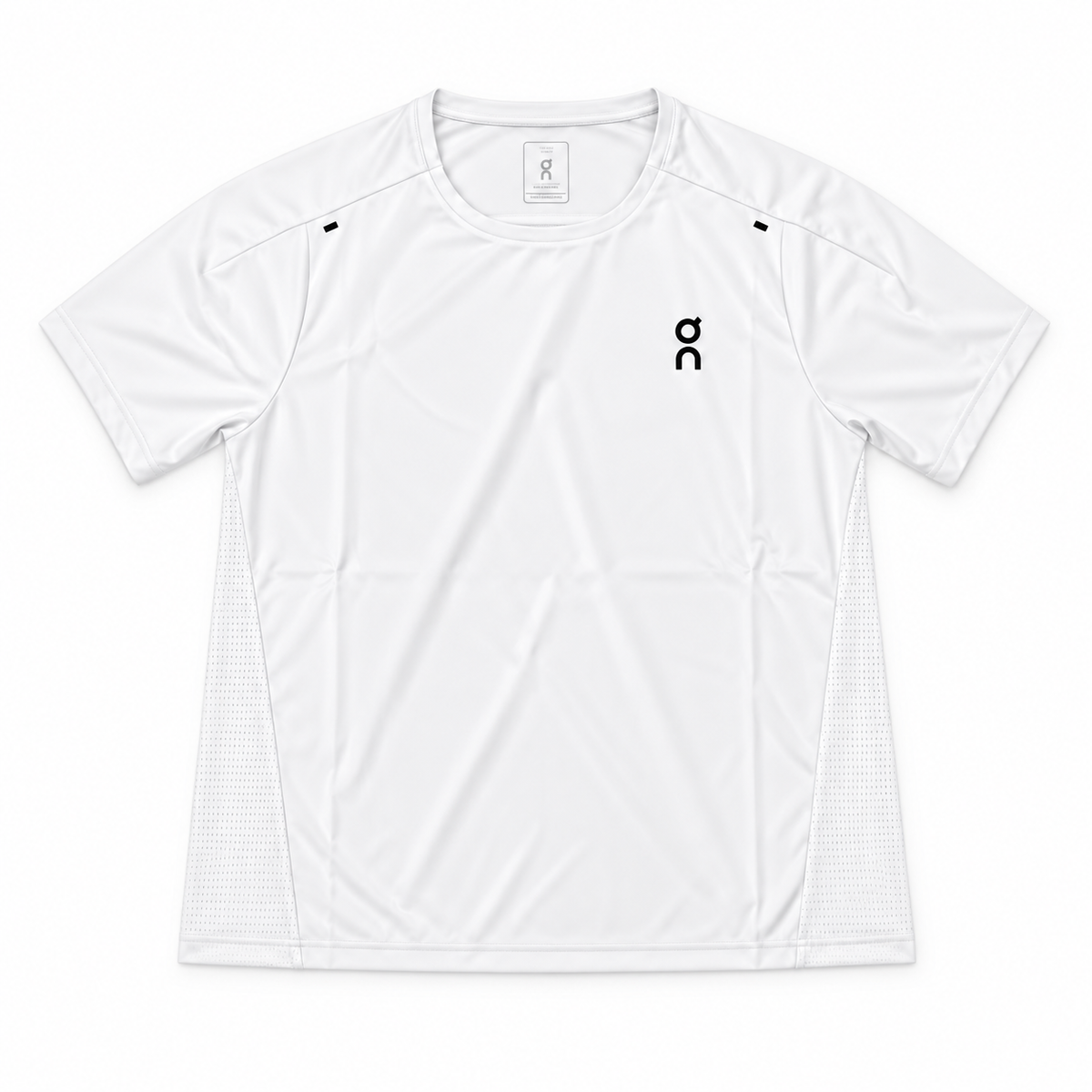 T-shirt Running On - Blanc