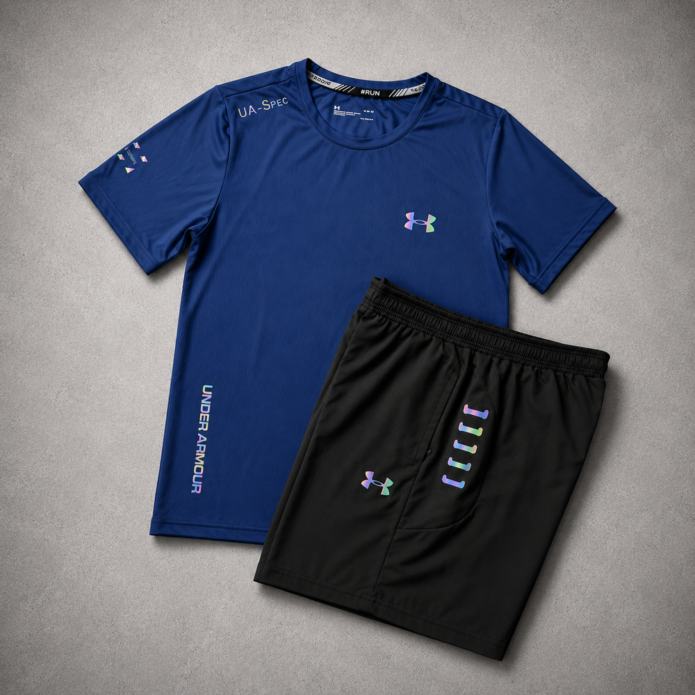 Ensemble Under Armour Bleu/Noir