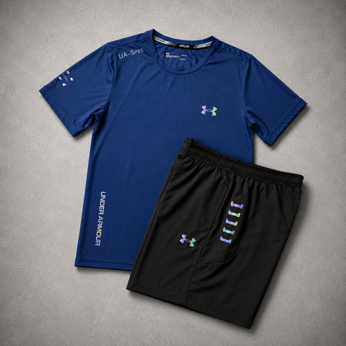 Ensemble Under Armour Bleu/Noir