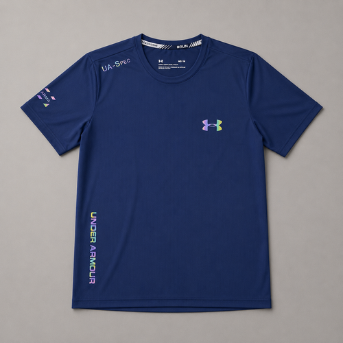 T-shirt Under Armour bleu